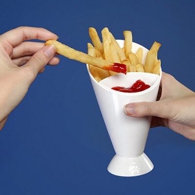 Franse frietjes dip beker