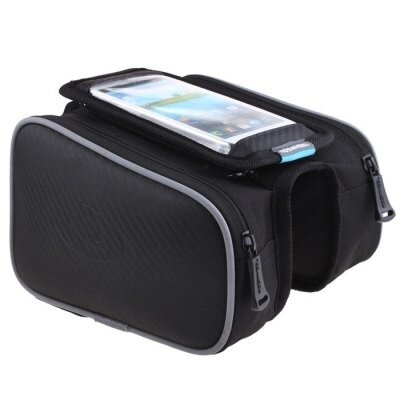 MTB voor Frame tas 5.5 Inch Mobile telefoon Pocket + dubbele zakken