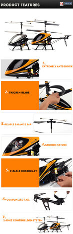 2.4GHz 3.5CH RC Helicopter anti-wind
